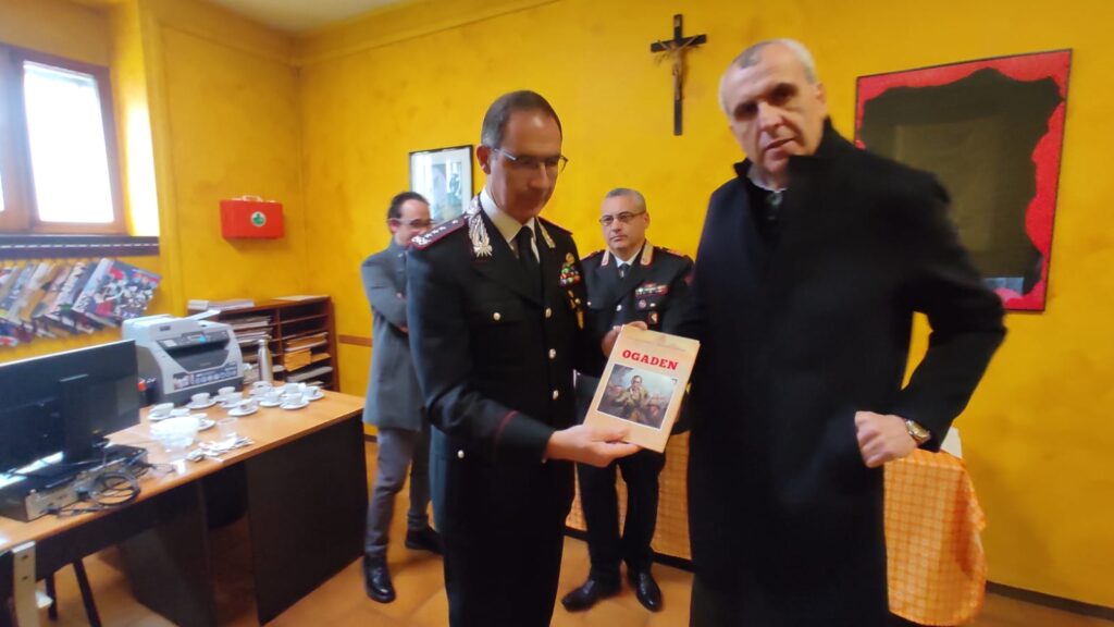 Il Generale Marco Minicucci in visita alla Stazione Carabinieri di Forino