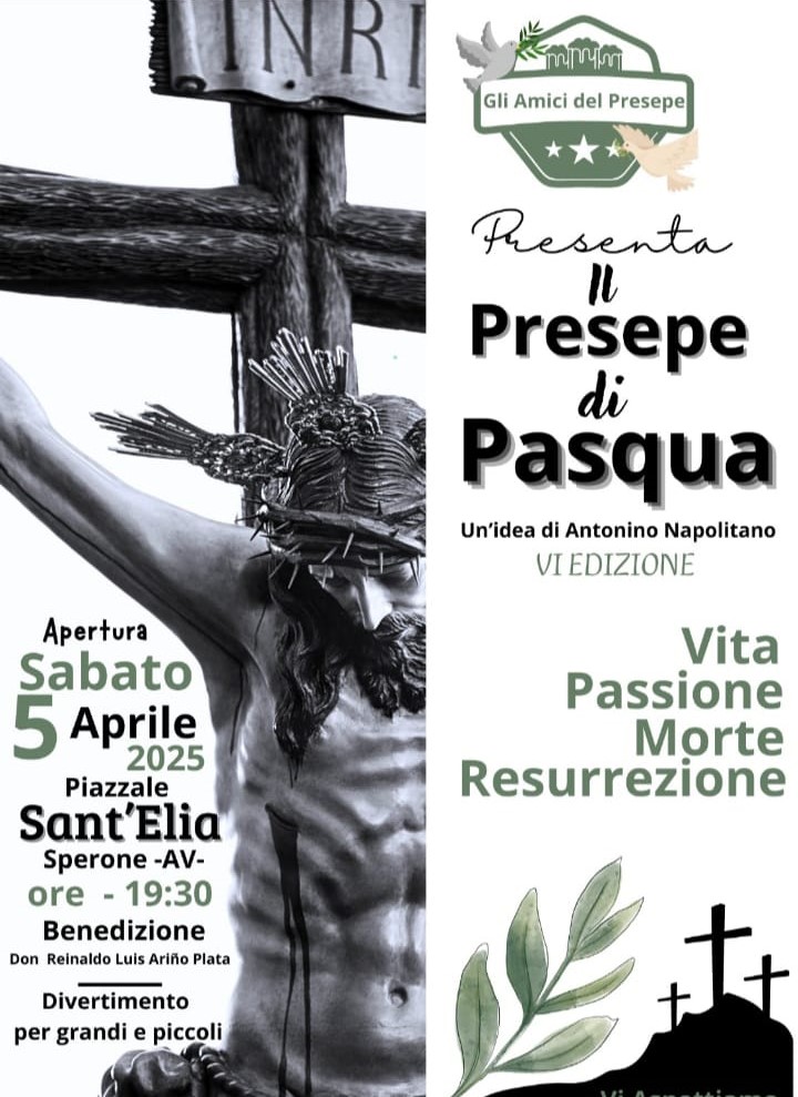 A Sperone torna “Il Presepe di Pasqua”: fede, tradizione e spiritualità nella VI edizione dellopera di Antonino Napolitano
