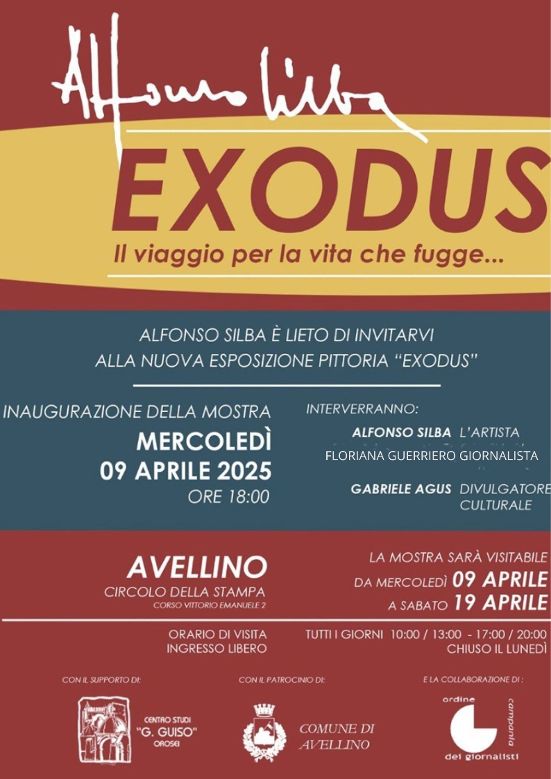 L’arte di Alfonso Silba in mostra al Circolo della Stampa di Avellino: dal 9 al 19 aprile un’esplosione di emozioni e colori