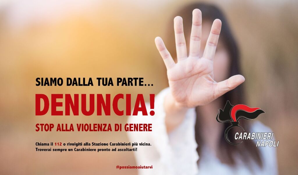 POZZUOLI: massacra la ex a pugni e poi tenta di gettarla dal belvedere. Lei si oppone, salvandosi. Carabinieri arrestano aggressore